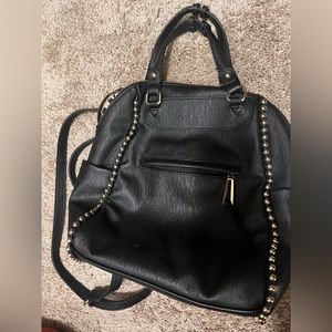 Black “leather” Jessica Simpson backpack
